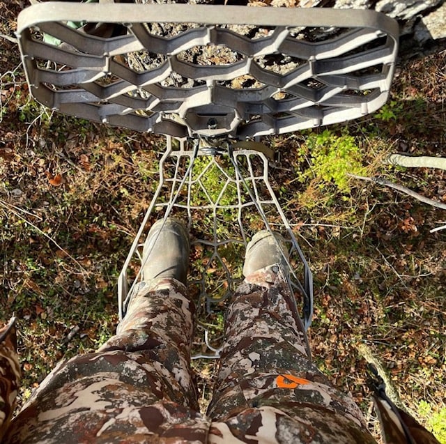 Treestand Setup Food Plot