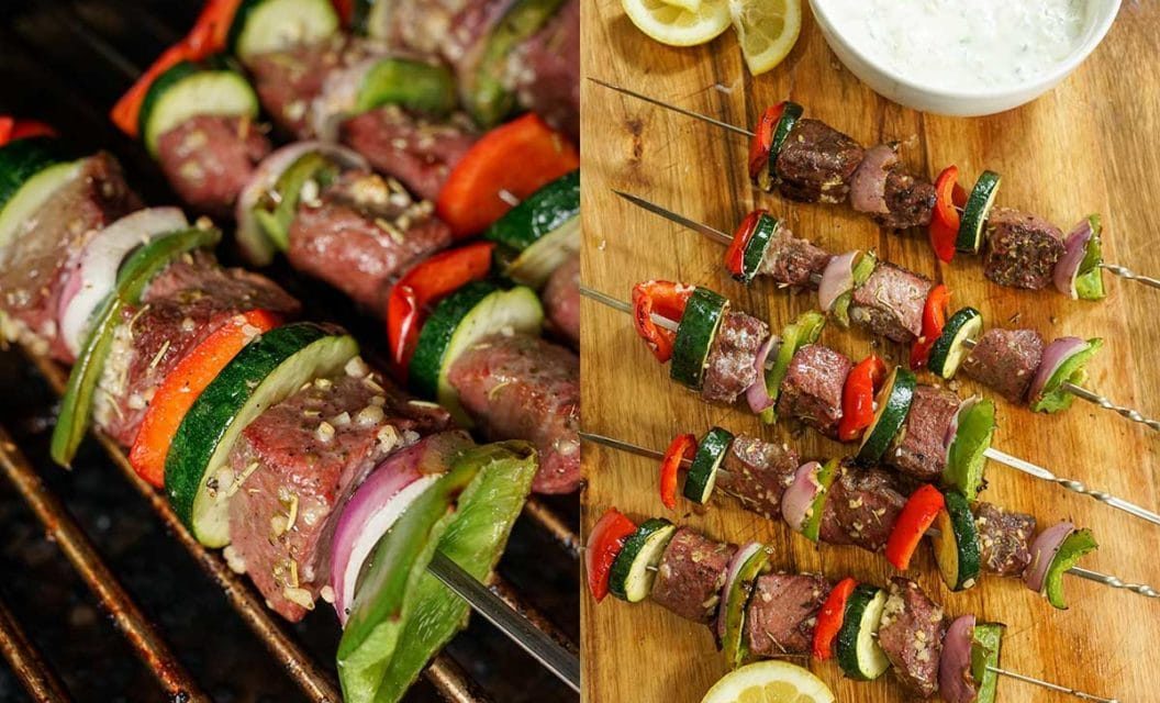 Greek-Inspired Venison Kabobs Recipe