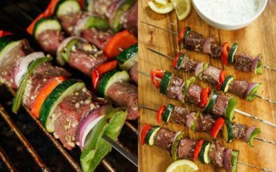 Greek-Inspired Venison Kabobs Recipe