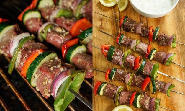 Greek-Inspired Venison Kabobs Recipe