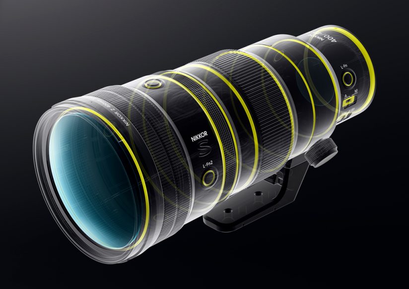 Image illustrating the weather sealing locations of the NIKKOR Z 400mm f/4.5 VR S