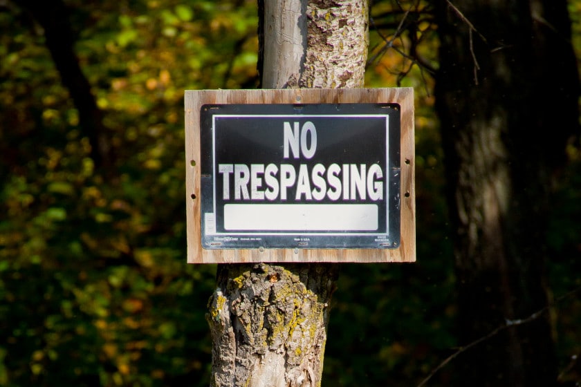 Rules for Posting No Trespassing Signs
