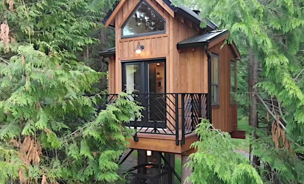 Reconnect with Nature in this Modern Tiny Treehouse
