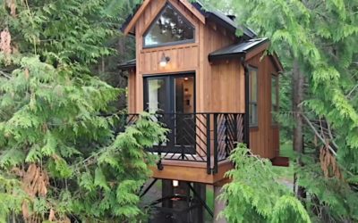 Reconnect with Nature in this Modern Tiny Treehouse