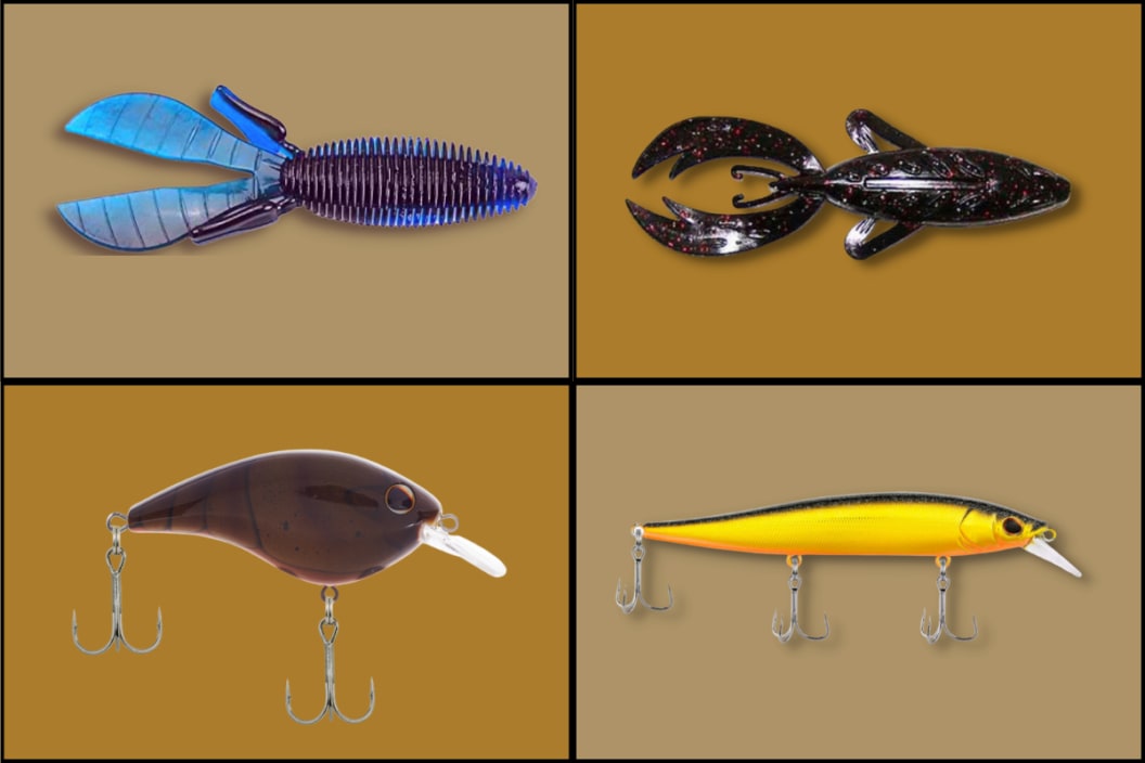 Four fishing lures that pro anglers use