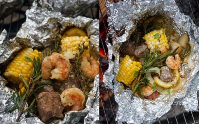 Wild Game Recipe: Campfire Surf and Turf Foil Packets