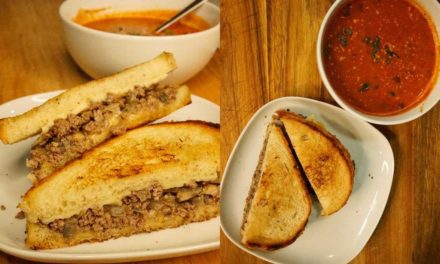 Field to Table: Venison Grilled Cheese with Tomato Basil Soup