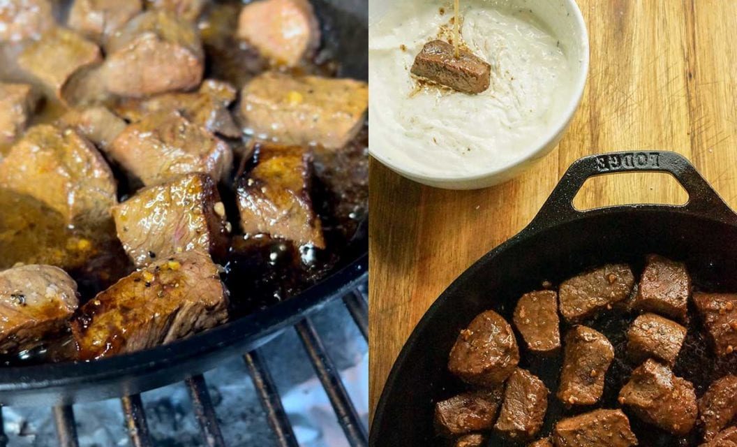 Field to Table: Venison Steak Bites with Creamy Horseradish Sauce