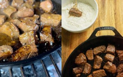 Field to Table: Venison Steak Bites with Creamy Horseradish Sauce