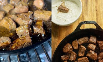 Field to Table: Venison Steak Bites with Creamy Horseradish Sauce