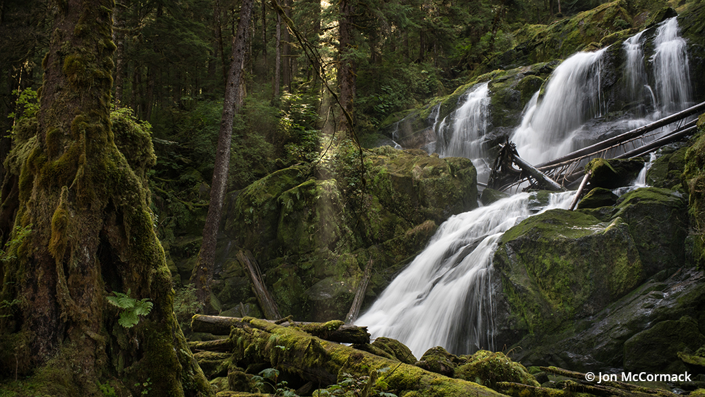 Photo of a waterfall