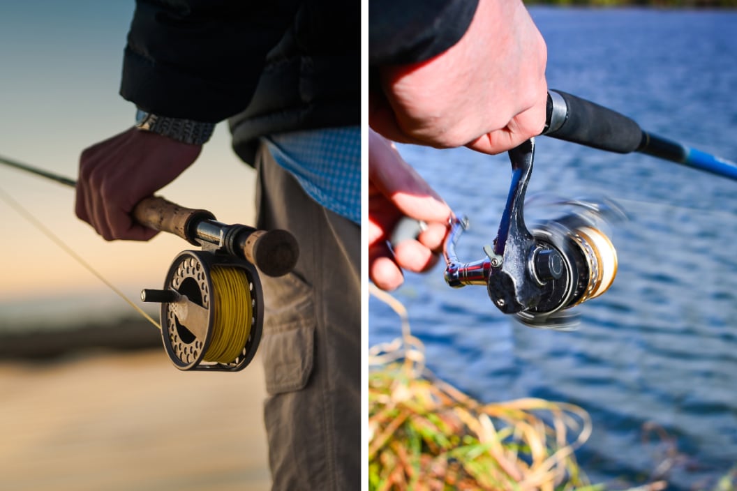 fly fishing vs. conventional fishing