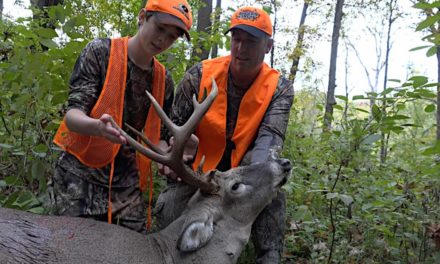 Youth Hunter Bags Big Kentucky Buck With Perfect Broadside Shot
