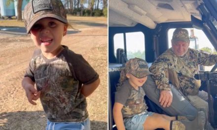 Little Girl Has an Adorable Response to Hunting With Her Papa