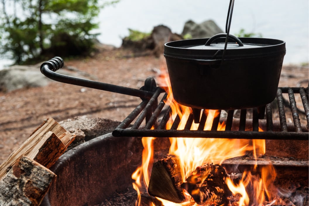 Hunting camp meals