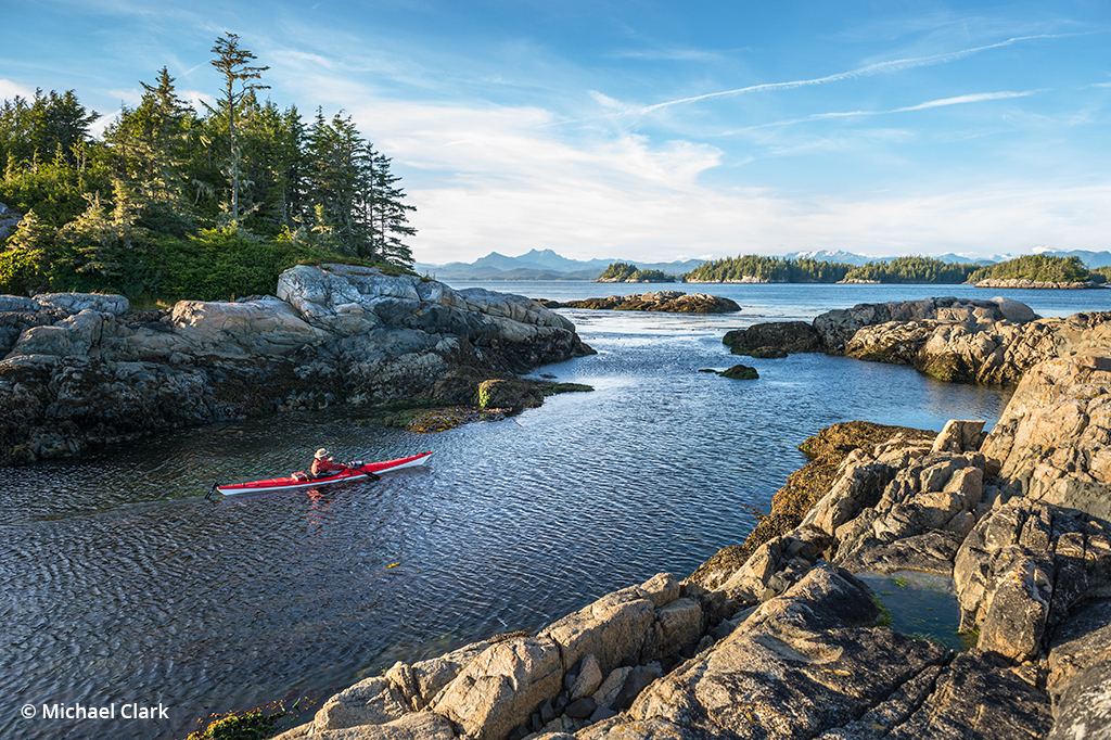 Photo of Joe Nodeland sea kayaking