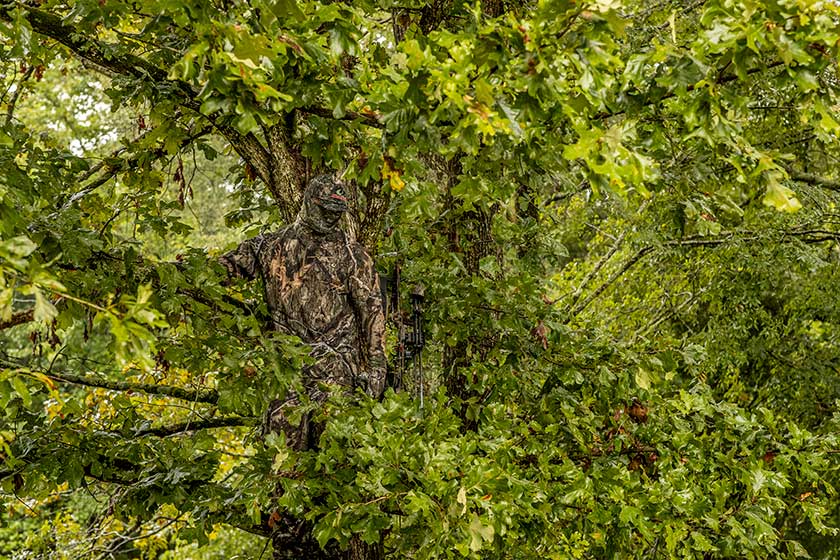 comfortable in treestand