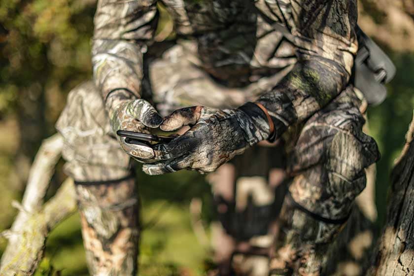 comfortable in treestand