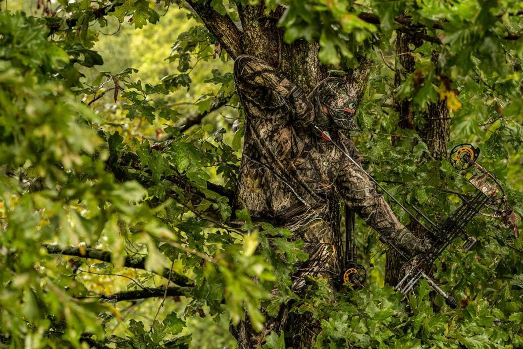 comfortable in treestand