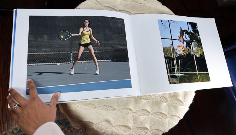 Photo of a photo book spread