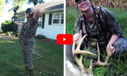 Pregnant Bowhunter Bags Big Missouri 8-Point With Perfect Shot