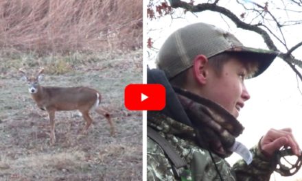 Young Hunter Smokes Big 10-Pointer, Understandably Freaks Out