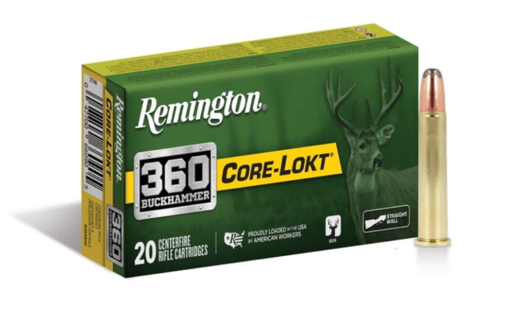 Remington Unveils 360 Buckhammer, a New Straight Wall Hunting Cartridge