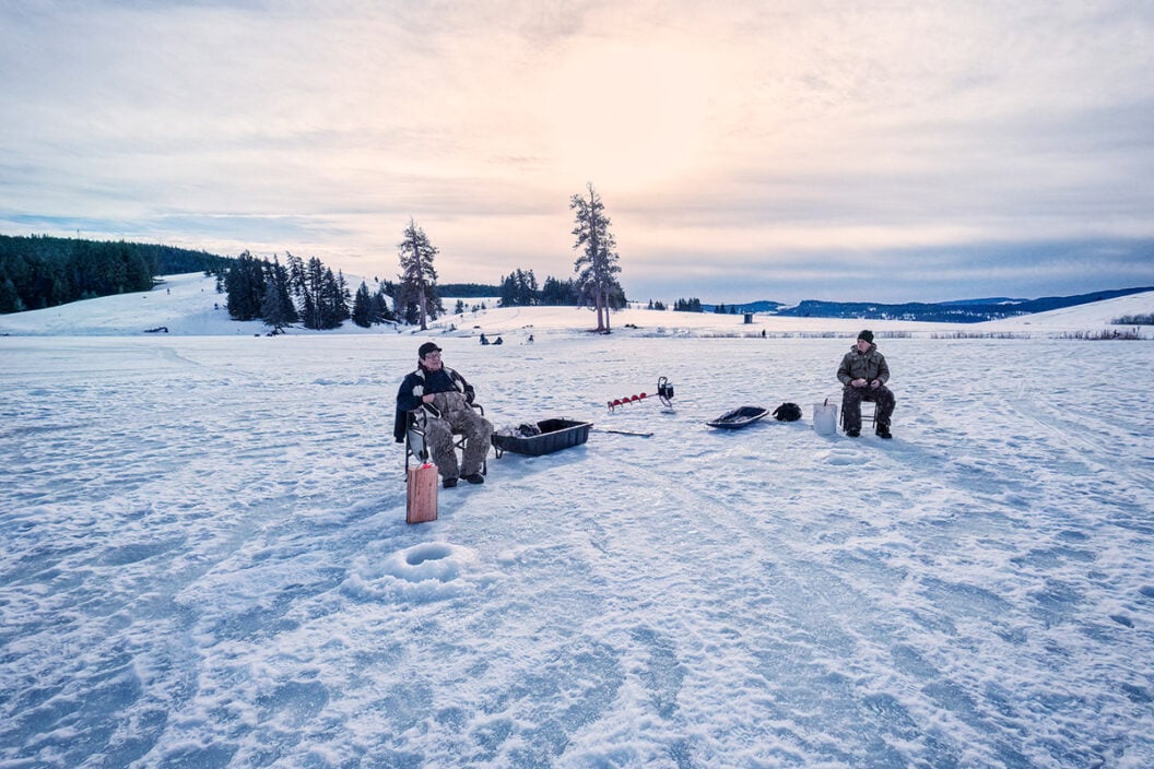 ice fishing