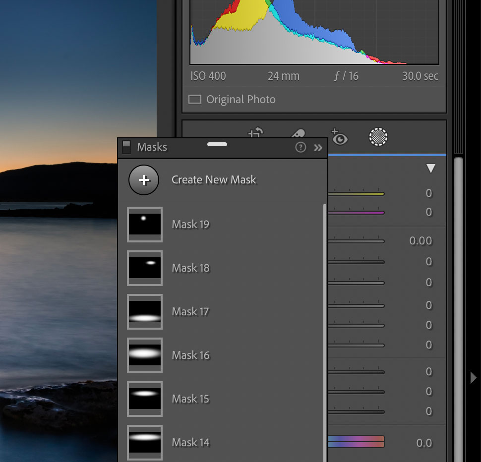 Photo of Lightroom masking