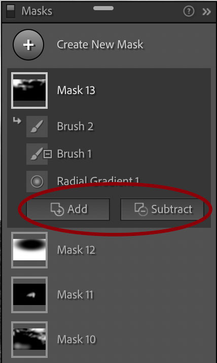 Photo of Lightroom masking