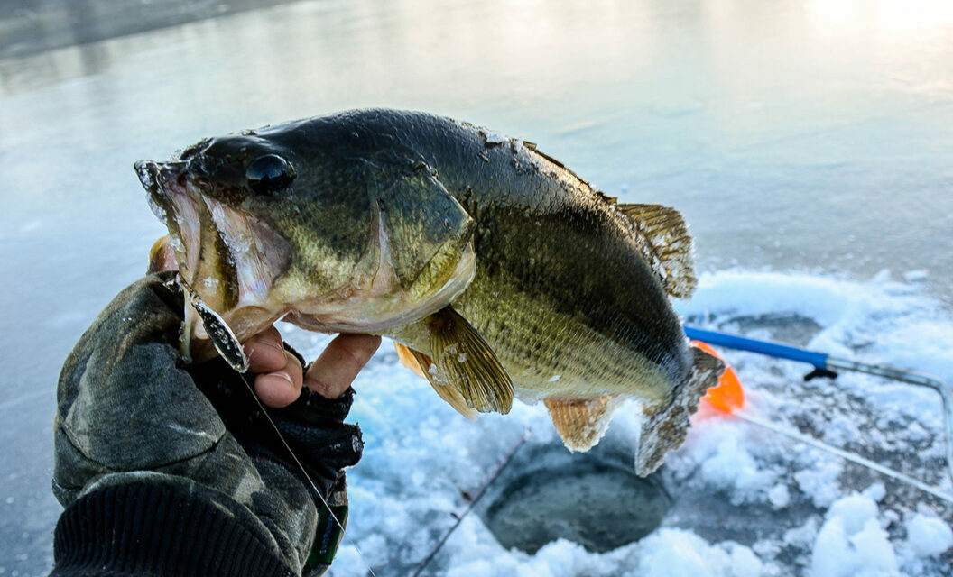 Jason Mitchell Talks Ice Fishing for Largemouth