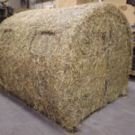 Clever Hay Bale Blind Will Fool Most Farm Deer