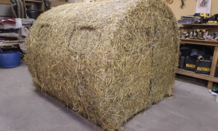 Clever Hay Bale Blind Will Fool Most Farm Deer