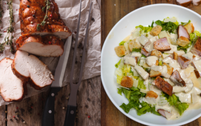 Smoked Wild Turkey Caesar Salad Recipe