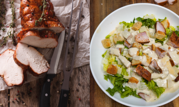 Smoked Wild Turkey Caesar Salad Recipe